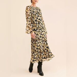 Joie Tapia Midi Floral Dress